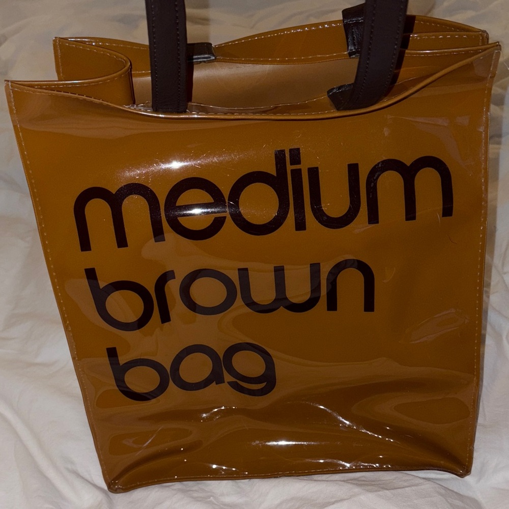 Bloomingdale’s. Medium Brown Tote Bag